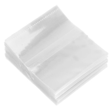 Scicalife 200 Pièces 80X70mm Clair Perforée Film Rétractable Film Thermorétractable Wrap Film Rétractable Joint Bandes pour Huil