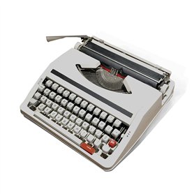 ZXNQ Métal Machine À Écrire Vintage
