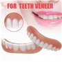 ATFIPAN 2 Pairs-Immédiat Prothèses Dentaires Cosmétiques Silicone Dentier Haut Et Bas Sourire Parfait, pour Homme Et Femme Amovi