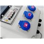 Aqualux EDENEA - Coffret Electrique Piscine sur Prises - Pompe Filtration+Robot Piscine+Projecteur LED - Protection 30mA - Horlo