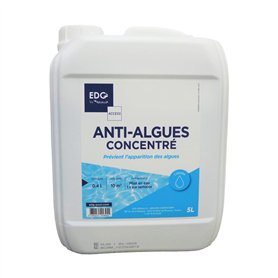 EDG - Anti Algues Piscine - Préventif Anti Eau Trouble - Algicide Liquide - Bidon 5 litres - Gamme Traitement Et Accessoires Pis