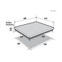 Brandt - BPG6413BM - Plaque Gaz et Electrique - Table de Cuisson - Noir - 4 Foyers - 1500W Electrique et 6200 Gaz - Encastrement