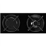 Brandt - BPG6413BM - Plaque Gaz et Electrique - Table de Cuisson - Noir - 4 Foyers - 1500W Electrique et 6200 Gaz - Encastrement