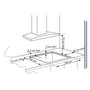 Brandt - BPE6411XM - Plaque Gaz - Table de Cuisson Encastrable - Blanc - 4 Foyers - 6300W - Dimensions Encastrement : 56x49cm - 