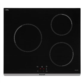 Brandt - BPI6360B - Plaque Induction - Table de Cuisson Encastrable - Noir - 3 Foyers - 5900W - Dimensions Encastrement : 56x49c