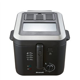 BRANDT FRI25X2 - Friteuse -Dimensions 237X322X342mm- Jusqu'à 1kg de frites - Minuteur 30 min - Filtre anti-odeur - Thermostat ré