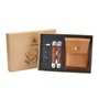 LAGUIOLE - Laguiole 40268486 Pince Multifonctions (8 Fonctions) en Acier Inoxydable avec Manche en Bois de Pakka et Etui en Cuir
