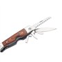 LAGUIOLE - Laguiole 40268486 Pince Multifonctions (8 Fonctions) en Acier Inoxydable avec Manche en Bois de Pakka et Etui en Cuir