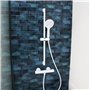 Essebagno Luisa ensemble barre de douche blanc 3 pièces