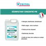 désinfectant et désodorisant - Multi usages - Sols et surfaces - Parfum pin - 5L -