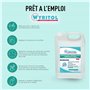 WYRITOL - Désinfectant concentré - Détergent, désinfectant et désodorisant - Multi usages - Sols et surfaces - Parfum pin - 5L -