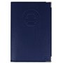 Color Pop Porte Papier DE Voiture Fabrication Francaise + protège Carte Grise + Porte PERMIS Conduire Simili Cuir Etui (Bleu Mar