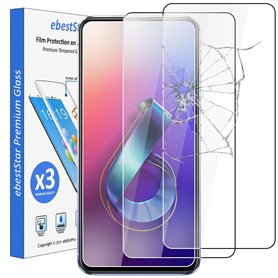 ebestStar - [Pack x3 Verre trempé Compatible avec ASUS Zenfone 6 ZS630KL 6Z Film Protection Ecran Vitre Protecteur Anti Casse