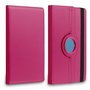 ebestStar - Coque pour Realme Pad Mini 8.7 (2022), Etui Rotatif 360, Housse Protection PU Cuir, Rose + Verre Trempé