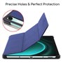 ebestStar - Coque pour Samsung Galaxy Tab S9 FE X510N, 5G X516B, Etui Slim Cover, Housse PU Cuir Rabat Magnétique, Bleu Foncé + 