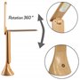 FISHTEC Lampe de Bureau à LED - Lampe de Chevet à Commande Tactile - Lampe de Table avec 3 Niveaux de Luminosité - Inclinable 18
