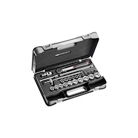 FACOM Coffret Douilles 1/2 6 Pans Métriques - 26 Pièces - S.161-4P6Pb