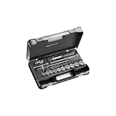 FACOM Coffret Douilles 1/2 6 Pans Métriques - 26 Pièces - S.161-4P6Pb