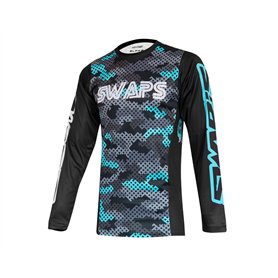 Maillot Cross CAMO Bleu