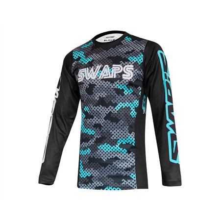 Maillot Cross CAMO Bleu