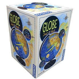 Wingames 673109 Globe terrestre Lumineux Jour & Nuit 26cm Multicolore