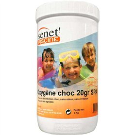 senet' piscine Oxygène Actif pour Spa 1 Kg - Antibactérien