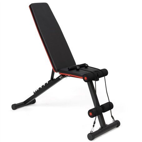 IDMarket - Banc de Musculation réglable et inclinable Fitness pour Entrainement Complet du Corps