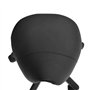 HOMCOM Tabouret de massage tabouret selle ergonomique pivotant 360° hauteur réglable revêtement synthétique noir