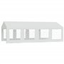 Outsunny Chapiteau Barnum Tente Barnum tonnelle de réception chapiteau de Jardin 8 x 4 x 2