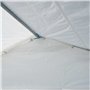Outsunny Chapiteau Barnum Tente Barnum tonnelle de réception chapiteau de Jardin 8 x 4 x 2,8 m polyéthylène 8 fenêtres et Acier 