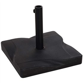 Outsunny Pied de parasol base de lestage parasol carré dim. 41