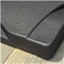 Outsunny Pied de parasol base de lestage parasol carré dim. 41,5L x 41,5I x 33H cm poids net 20 Kg ciment HDPE noir