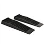 HOMCOM Rampes de Levage pour Voiture véhicule Utilitaire Rampe de Chargement Lourde 3T Caravane Camping-Car dim. 20L x 70l x 8H