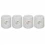 Outsunny Lot de 4 Poids de lestage cylindrique pour tonnelle Barnum Tente dim. Ø 22 / Ø 24 x 25H cm polyéthylène Blanc