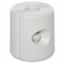 Outsunny Lot de 4 Poids de lestage cylindrique pour tonnelle Barnum Tente dim. Ø 22 / Ø 24 x 25H cm polyéthylène Blanc