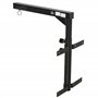 HOMCOM Support Sac de Boxe Fixation Sac de Frappe Hauteur réglable Charge Max. 100 Kg Acier Noir