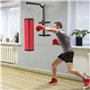 HOMCOM Support Sac de Boxe Fixation Sac de Frappe Hauteur réglable Charge Max. 100 Kg Acier Noir