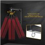 HOMCOM Support Sac de Boxe Fixation Sac de Frappe Hauteur réglable Charge Max. 100 Kg Acier Noir