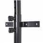 HOMCOM Support Sac de Boxe Fixation Sac de Frappe Hauteur réglable Charge Max. 100 Kg Acier Noir