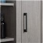 kleankin Meuble Mural Meuble de Rangement Suspendu Armoire Murale pour Salle de Bains Placard de Rangement Armoire de Toilette a