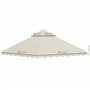 Outsunny Toile de Rechange pour pavillon tonnelle Tente Toit de Remplacement Gazebo de Jardin Tissu Polyester Haute densité 180 