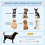 PawHut Niche pour Chien chenil à l'extérieur pour Chiens de Petite et Moyenne Taille - 64,5 x 57 x 66 cm - Blanc et Bleu