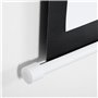 HOMCOM Écran de Projection de 120 Pouces, écran vidéoprojecteur, pour Home cinéma, 16:9 4K HD, Fixation Mur ou Plafond, 283 x 8 