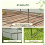 PawHut Enclos poulailler Cage clapier extérieur 3 m² pour Petits Animaux dim. 3 x 1 x 0,8 m Acier galvanisé, 1 Porte supérieure,