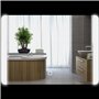 HOMCOM Miroir Salle de Bain avec Éclairage 50 x 70 cm Miroir Mural LED avec Fonction Anti-buée