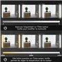 HOMCOM Miroir Salle de Bain avec Éclairage 50 x 70 cm Miroir Mural LED avec Fonction Anti-buée,3 Températures de Couleur, Dimmab