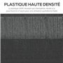 Outsunny Pied de Parasol carré Base de Parasol en HDPE remplir de Sable ou d'eau pour mât Ø 32, 38 et 48 mm - dim. 49L x 49l x 3