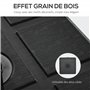 Outsunny Pied de Parasol carré Base de Parasol en HDPE remplir de Sable ou d'eau pour mât Ø 32, 38 et 48 mm - dim. 49L x 49l x 3