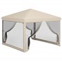 Outsunny Tonnelle Barnum Pliant Pop-up imperméabilisé Style Colonial 3L x 3l x 2
