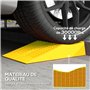 HOMCOM Ensemble de 2 rampes pour Voiture véhicule Utilitaire Rampe de Chargement Lourde 3T Caravane Camping-Car dim. 70L x 19,5l